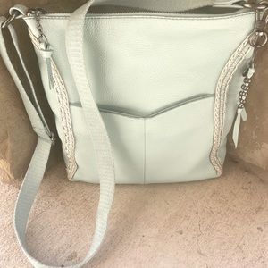 The Sak Light Aqua Crossbody